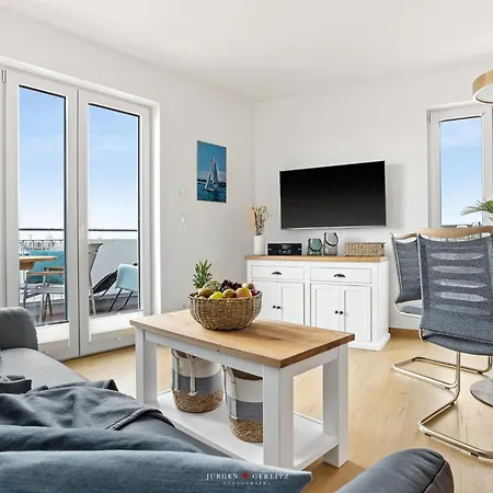 Sea Mojo- Meerblick, Infrarotauna, Terrasse Apartment Olpenitz